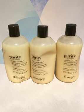 3 Philosophy Purity Made Simple Cleanser 16 oz Each